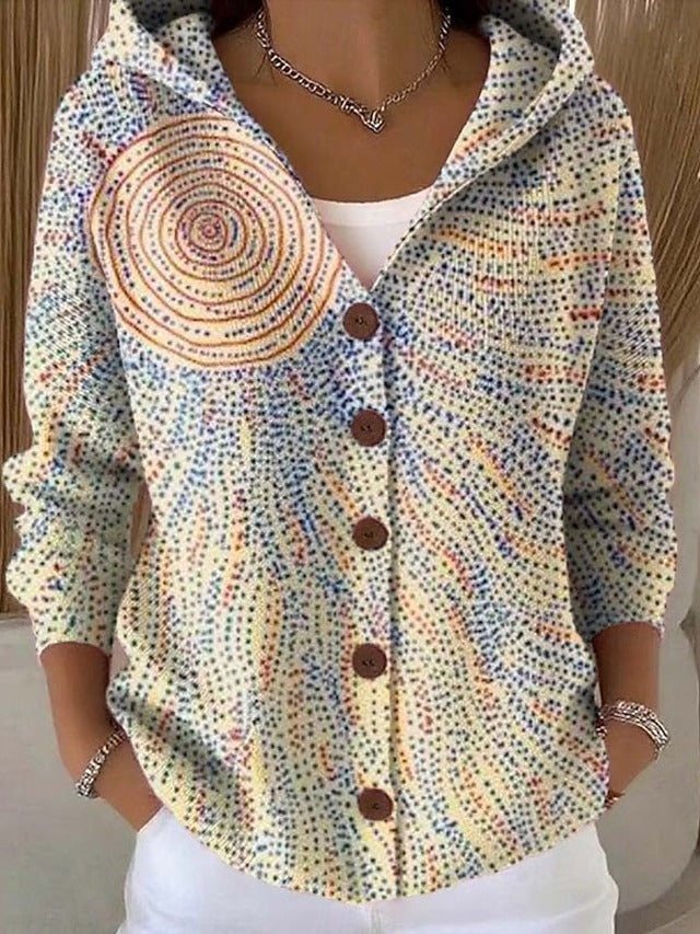 Alessia | Cardigan Lungo Donna Maglioni Particolari con Cappuccio
