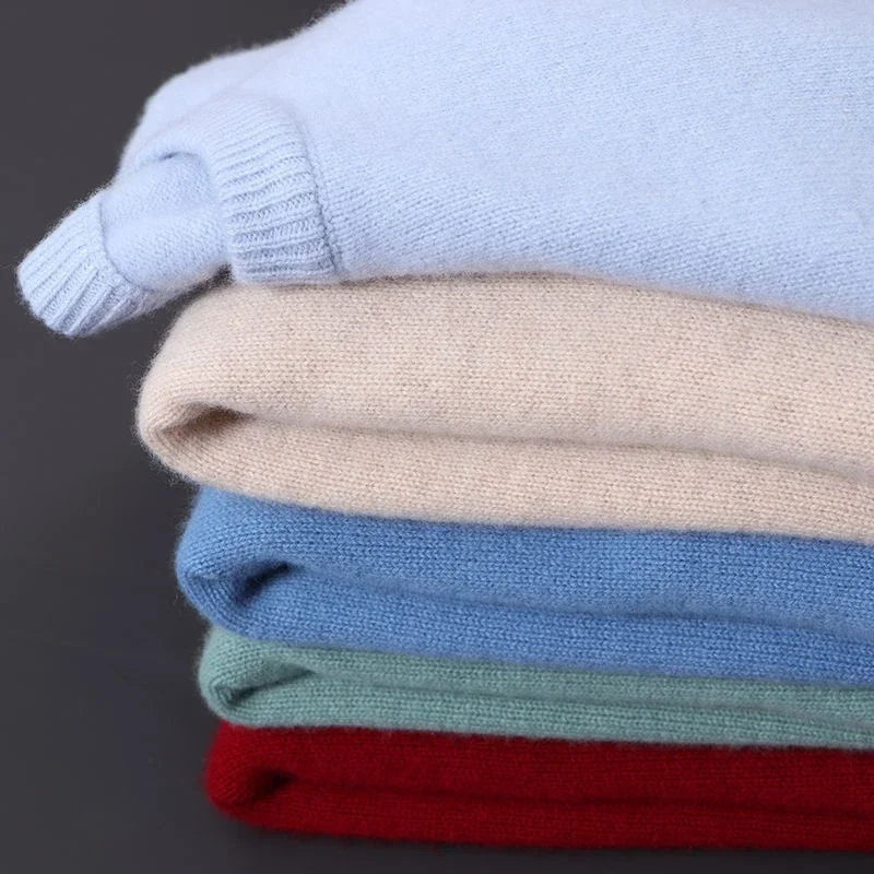 Edoardo | Maglia a Maniche Lunghe Uomo Pullover Cashmere Girocollo