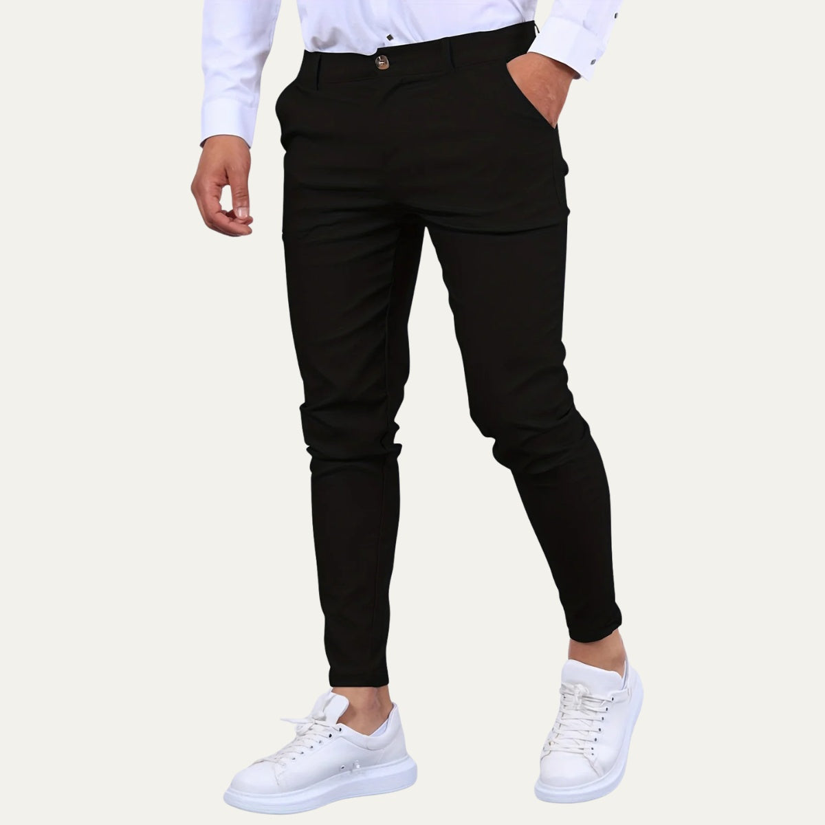 Matteo | Pantaloni Chino Skinny Uomo Slim Fit