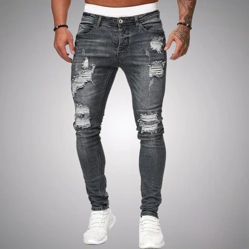 Pietro | Jeans Strappati Skinny Uomo Strappi alle Ginocchia