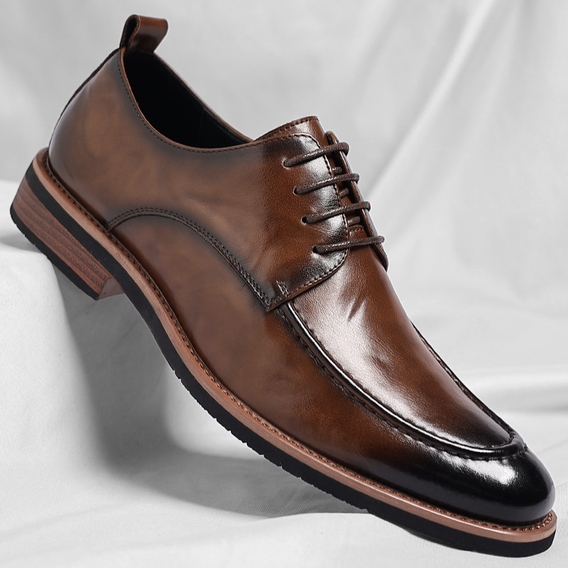 Alberto | Scarpe Derby Uomo in Pelle Allacciate Eleganti