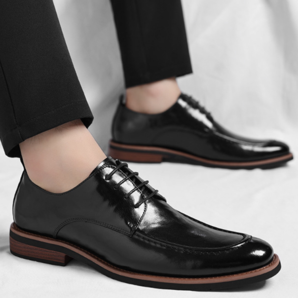 Alberto | Scarpe Derby Uomo in Pelle Allacciate Eleganti