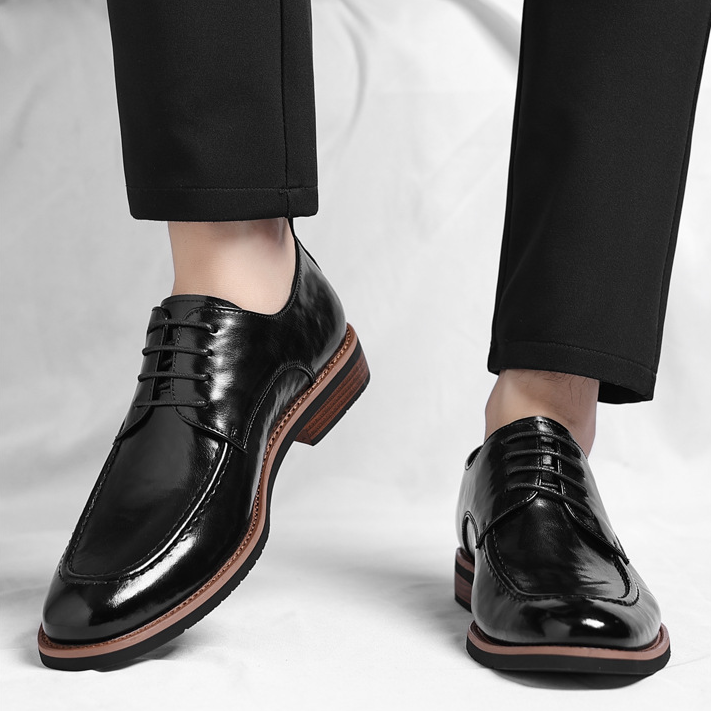 Alberto | Scarpe Derby Uomo in Pelle Allacciate Eleganti