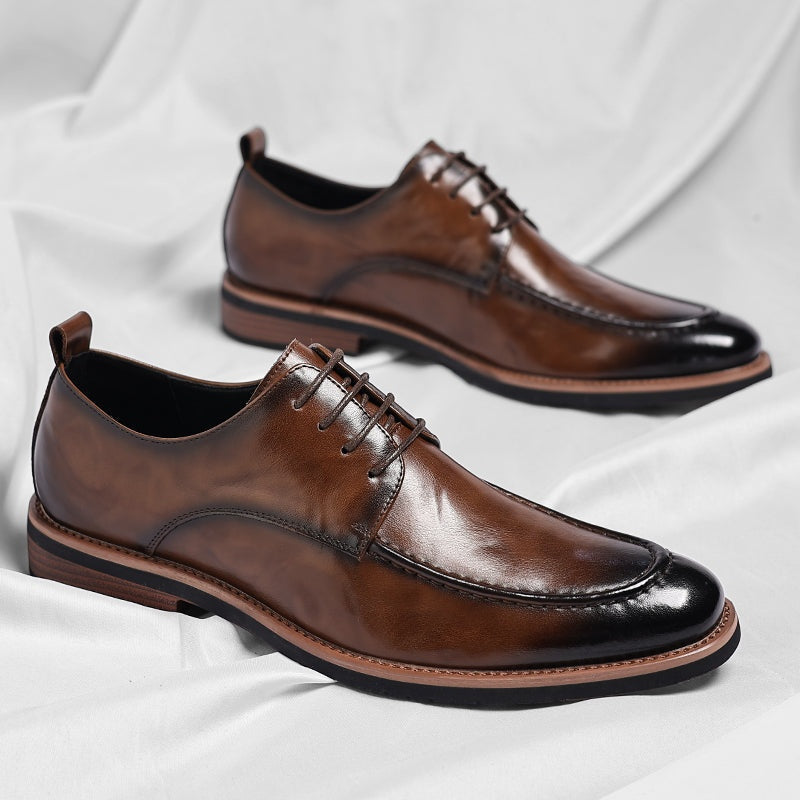 Alberto | Scarpe Derby Uomo in Pelle Allacciate Eleganti