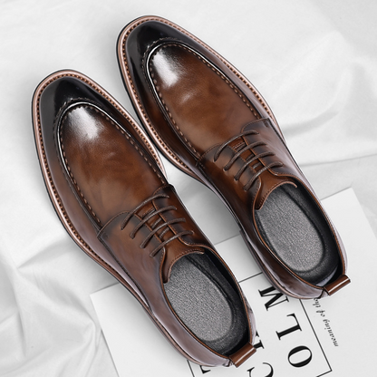 Alberto | Scarpe Derby Uomo in Pelle Allacciate Eleganti