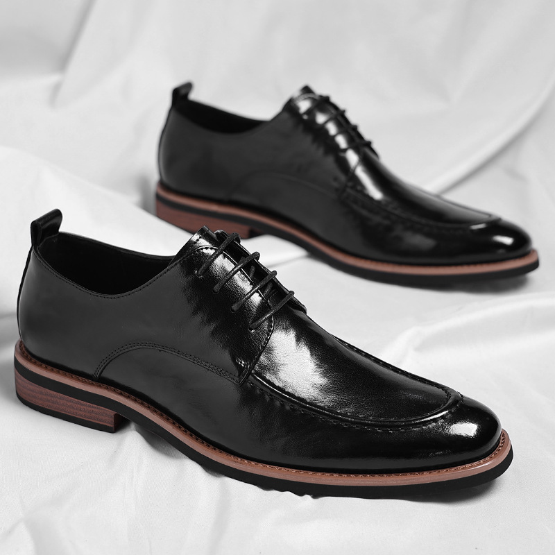 Alberto | Scarpe Derby Uomo in Pelle Allacciate Eleganti