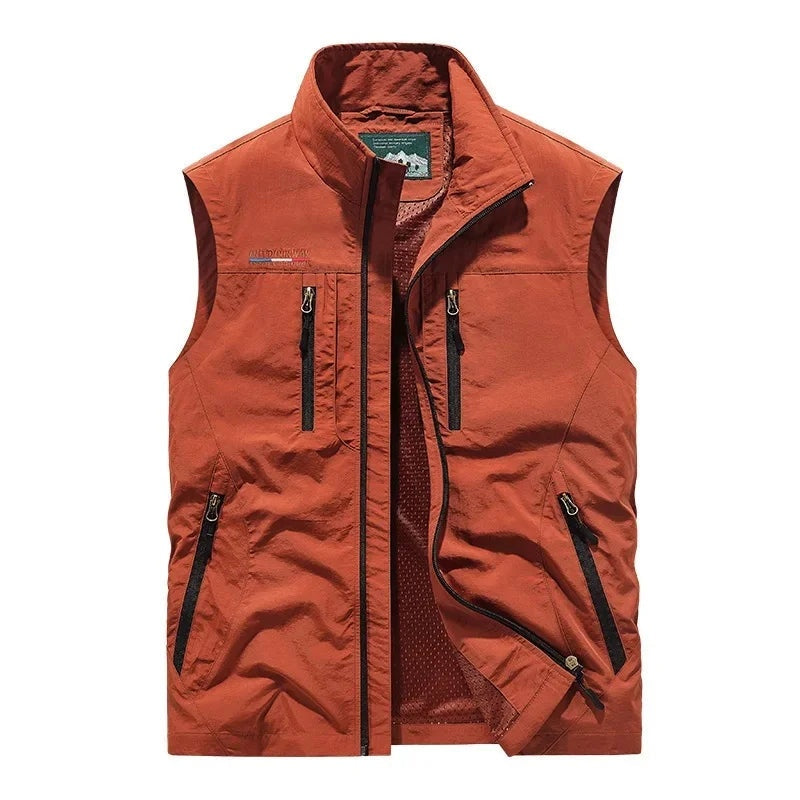 Alessandro | Gilet Uomo Multitasche con Zip Outdoor