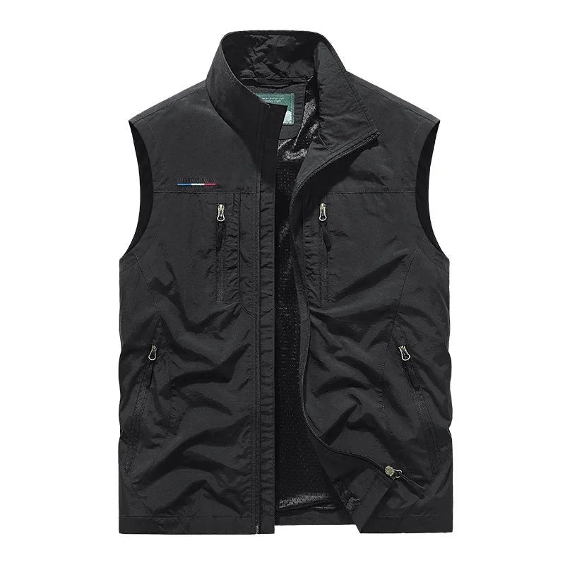 Alessandro | Gilet Uomo Multitasche con Zip Outdoor