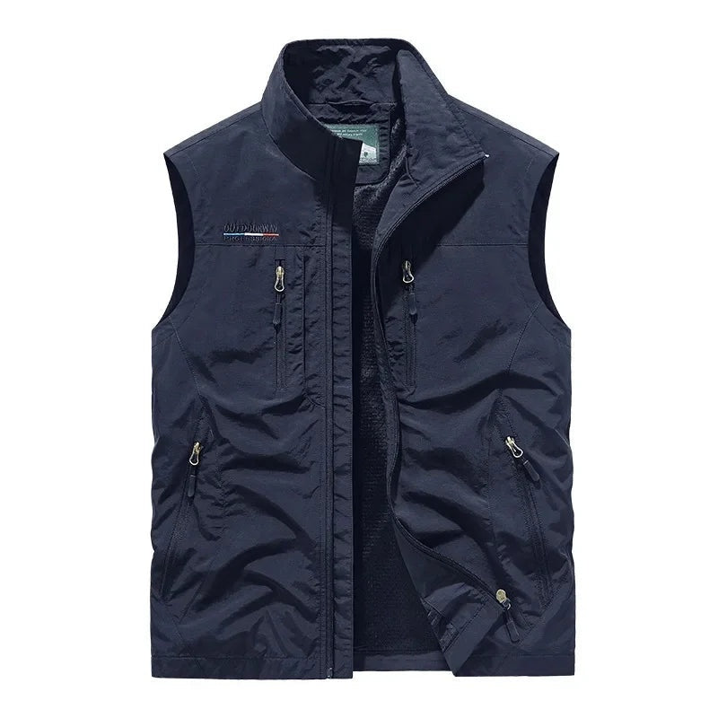 Alessandro | Gilet Uomo Multitasche con Zip Outdoor