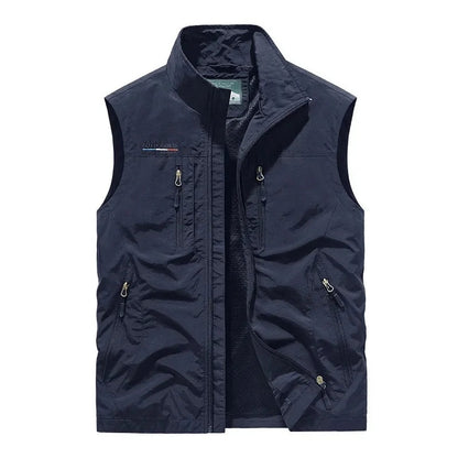 Alessandro | Gilet Uomo Multitasche con Zip Outdoor