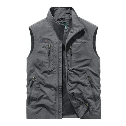 Alessandro | Gilet Uomo Multitasche con Zip Outdoor