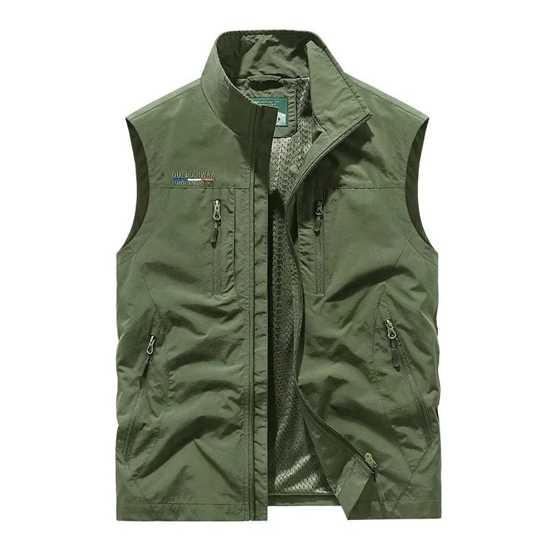 Alessandro | Gilet Uomo Multitasche con Zip Outdoor