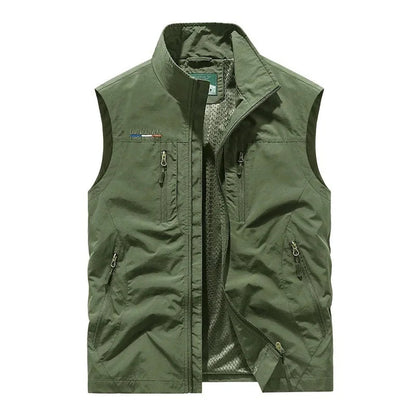 Alessandro | Gilet Uomo Multitasche con Zip Outdoor