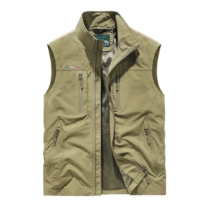 Alessandro | Gilet Uomo Multitasche con Zip Outdoor