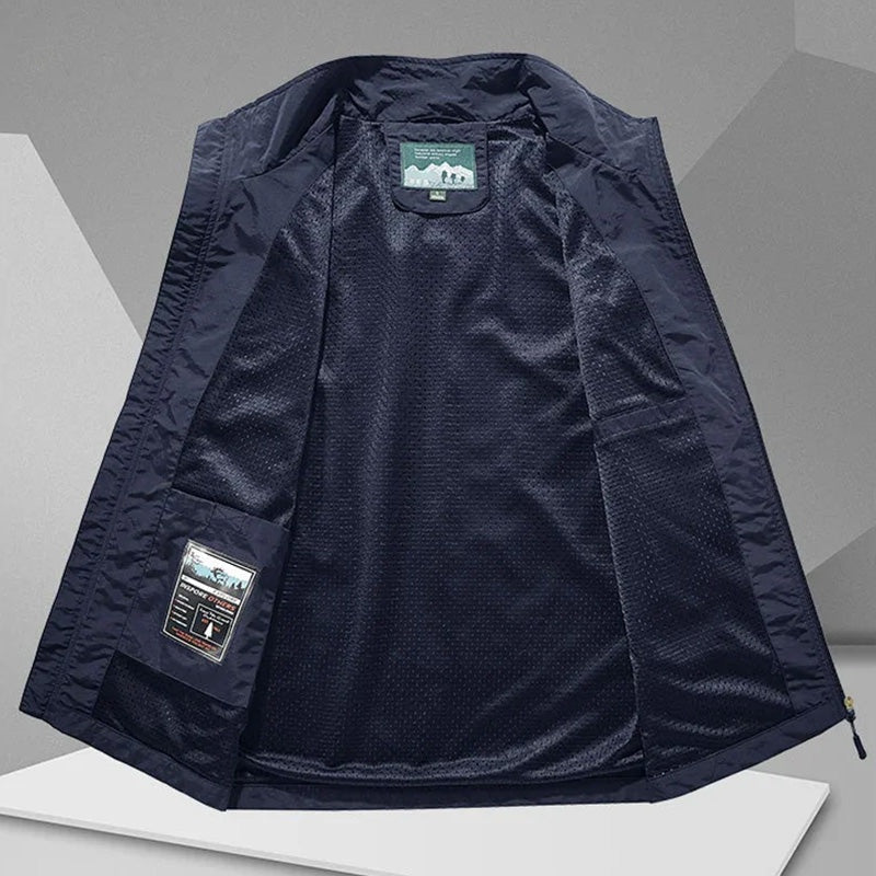 Alessandro | Gilet Uomo Multitasche con Zip Outdoor