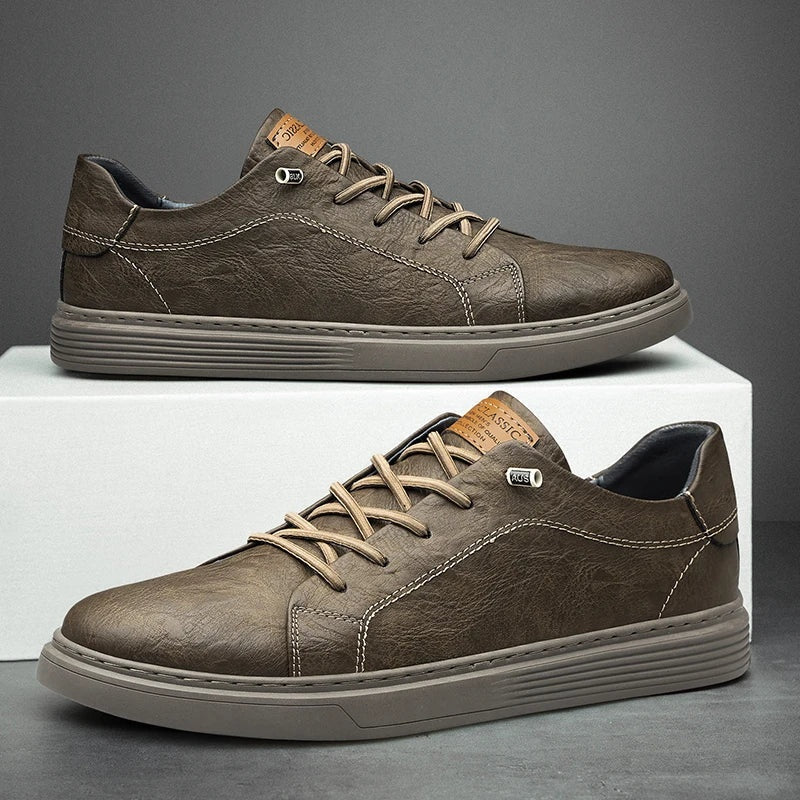 Alessandro | Sneakers in Pelle Uomo Scarpe da Ginnastica Casual