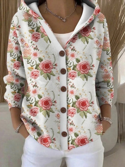 Alessia | Cardigan Lungo Donna Maglioni Particolari con Cappuccio