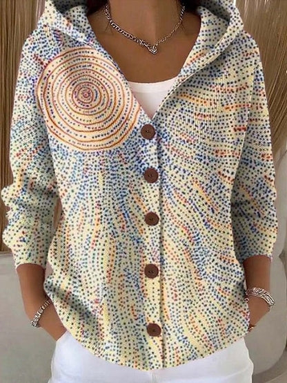 Alessia | Cardigan Lungo Donna Maglioni Particolari con Cappuccio