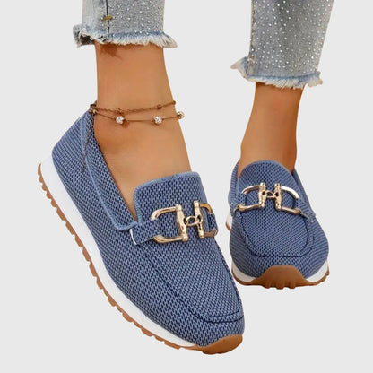 Alessia | Mocassini Donna Platform con Mesh Traspirante Slip-On