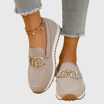 Alessia | Mocassini Donna Platform con Mesh Traspirante Slip-On