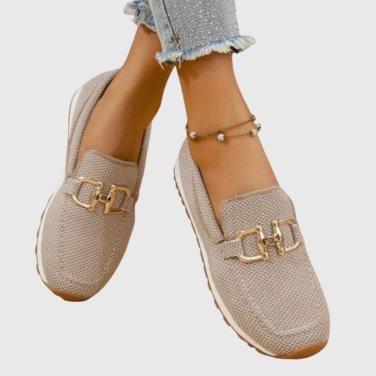 Alessia | Mocassini Donna Platform con Mesh Traspirante Slip-On