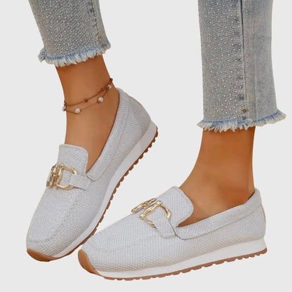 Alessia | Mocassini Donna Platform con Mesh Traspirante Slip-On