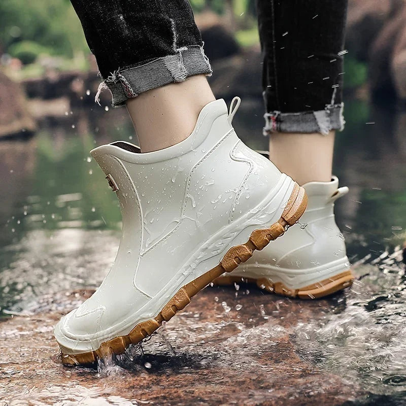 Alessia | Stivali da Pioggia Bassi Donna Impermeabili Slip-On