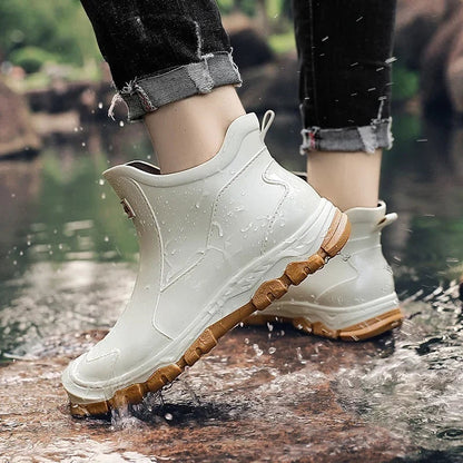 Alessia | Stivali da Pioggia Bassi Donna Impermeabili Slip-On