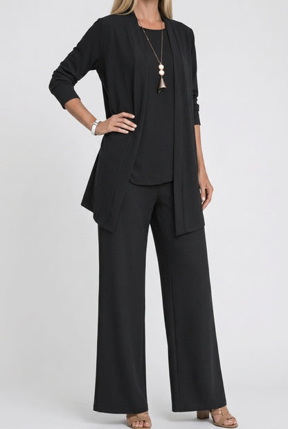 Alice | Cardigan Lungo Donna Set Tre Pezzi Maniche Lunghe