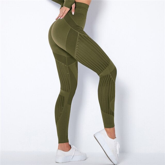 Alice | Leggings Donna Vita Alta Sportivi Senza Cuciture