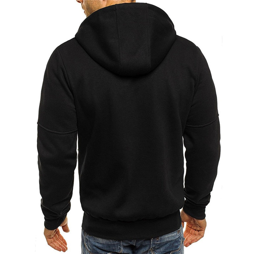 Andrea | Felpa con Cappuccio Uomo con Zip Tasche