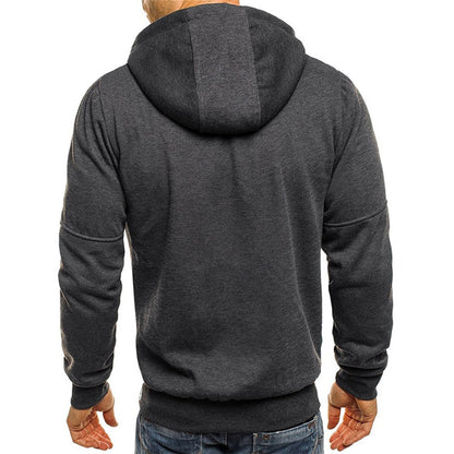 Andrea | Felpa con Cappuccio Uomo con Zip Tasche