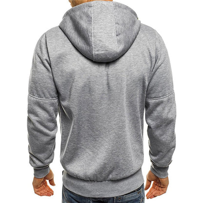 Andrea | Felpa con Cappuccio Uomo con Zip Tasche
