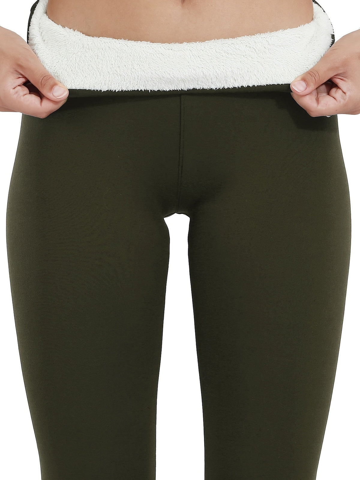 Beatrice | Leggings Donna Vita Alta Foderati Termici