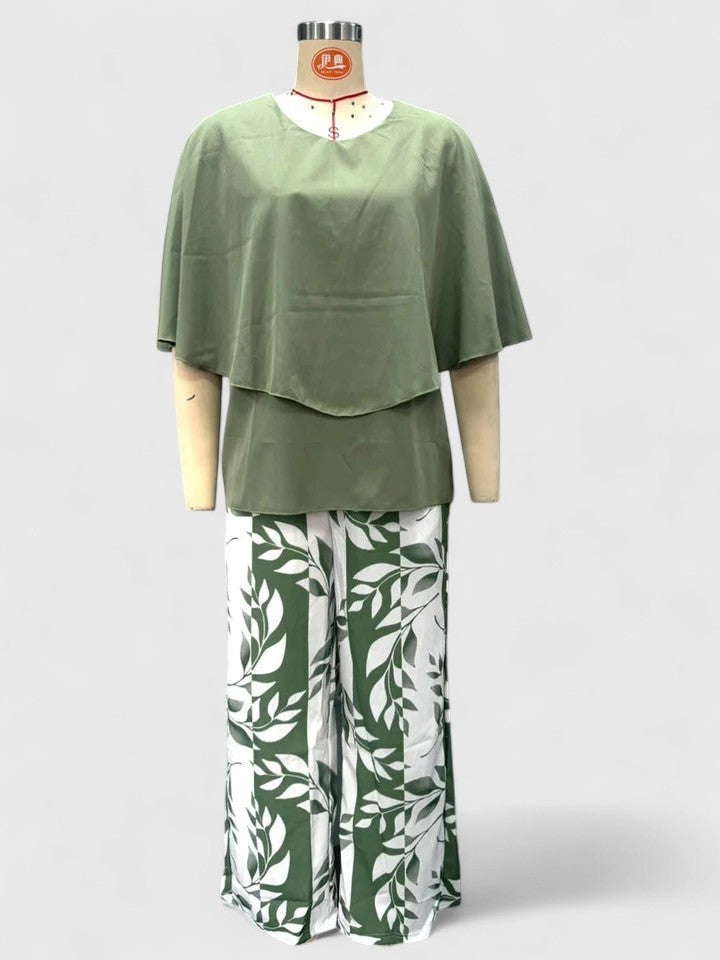Camilla | Completo Donna Pantaloni Larghi Stampati Floreale