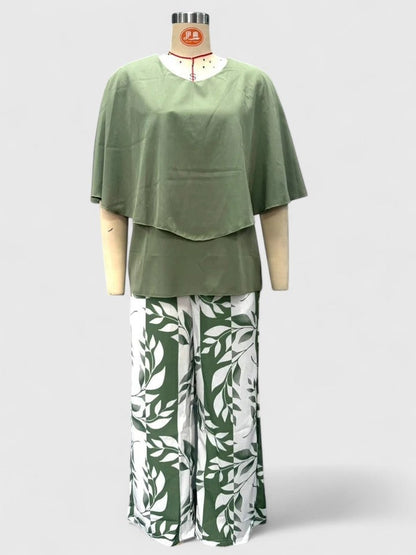 Camilla | Completo Donna Pantaloni Larghi Stampati Floreale