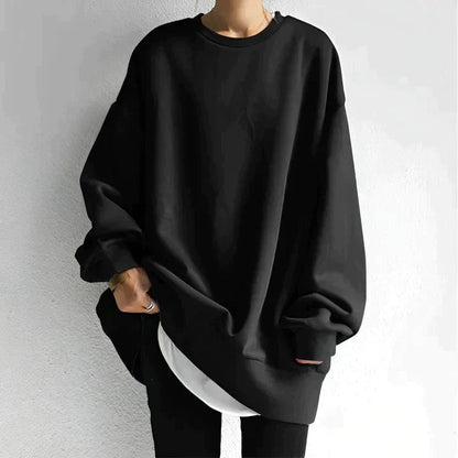 Camilla | Maglia a Maniche Lunghe Oversize Donna Girocollo