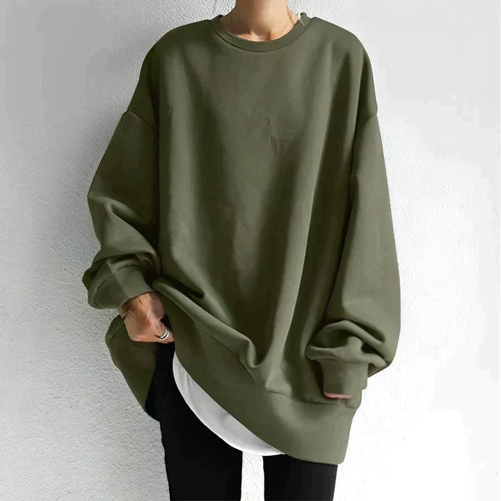 Camilla | Maglia a Maniche Lunghe Oversize Donna Girocollo