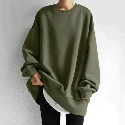 Camilla | Maglia a Maniche Lunghe Oversize Donna Girocollo