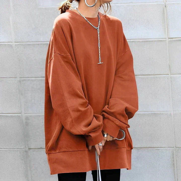Camilla | Maglia a Maniche Lunghe Oversize Donna Girocollo