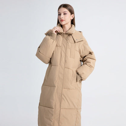 Caterina | Piumino Lungo con Cappuccio Donna Oversize