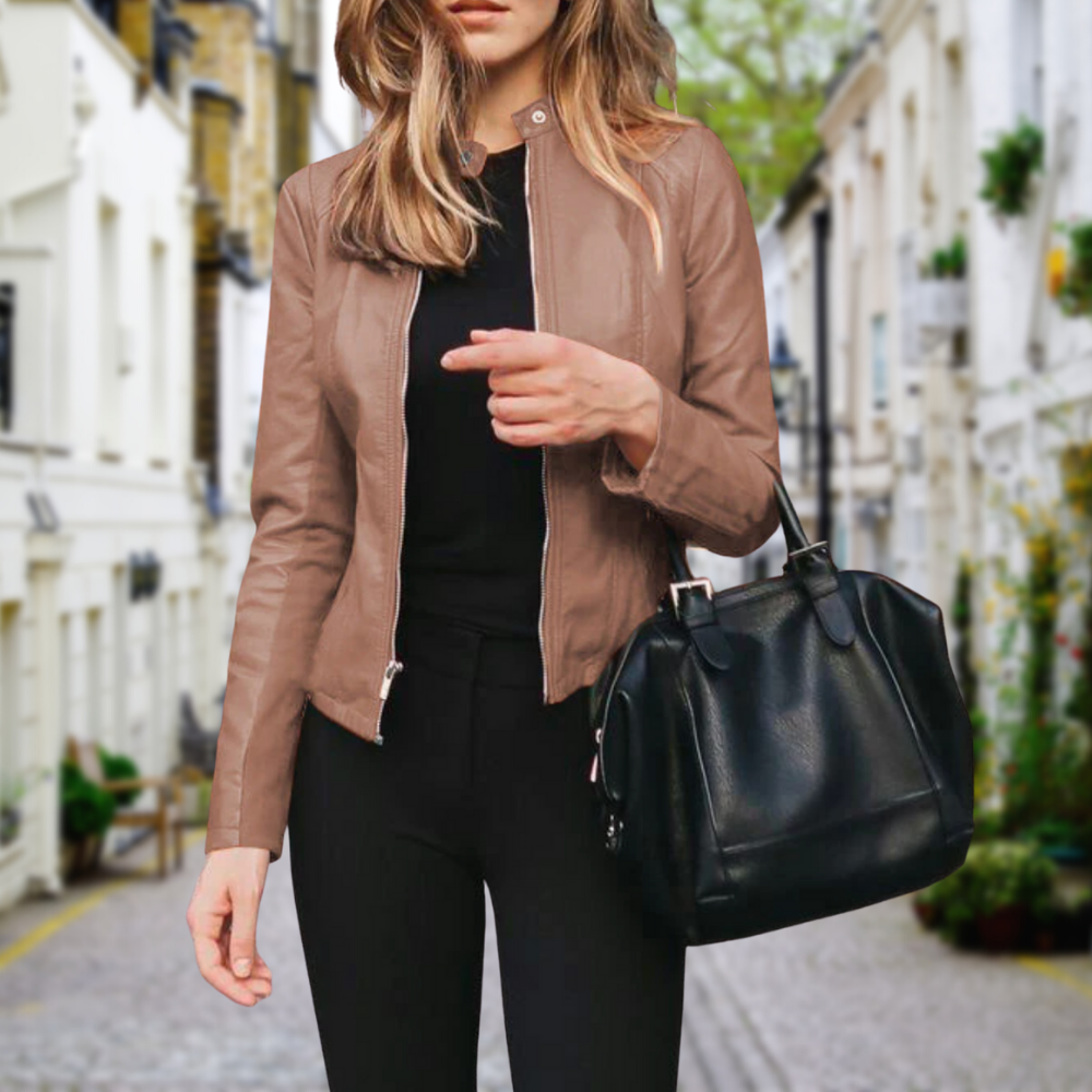 Chiara | Giacche in Pelle Donna Corta Zip