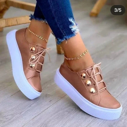 Chiara | Scarpe da Ginnastica Donna Piattaforma Borchie