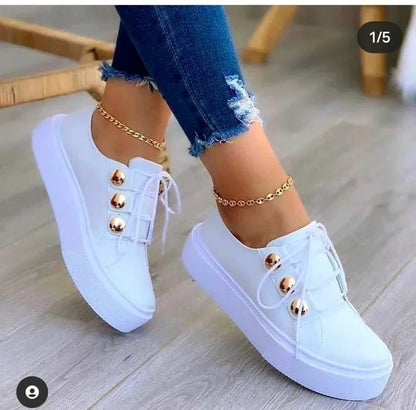Chiara | Scarpe da Ginnastica Donna Piattaforma Borchie