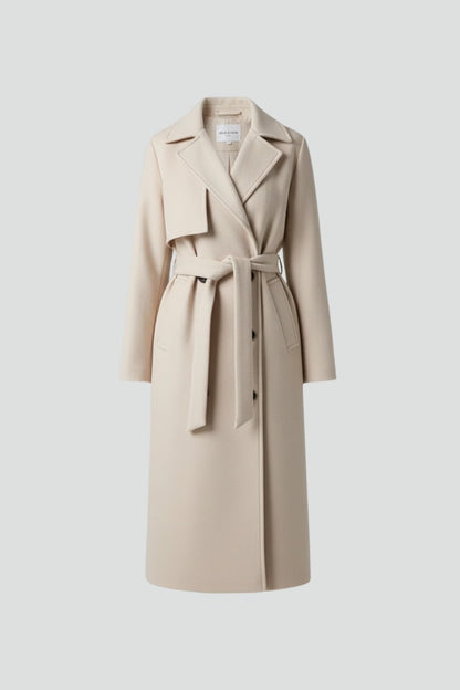 Daniela | Cappotto Lungo di Lana Donna con Cintura