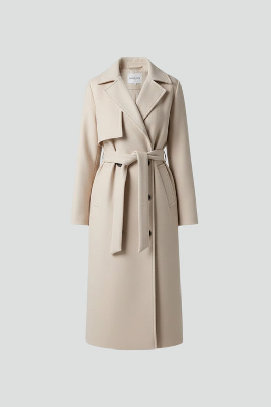 Daniela | Cappotto Lungo di Lana Donna con Cintura