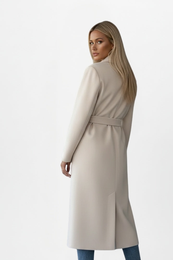 Daniela | Cappotto Lungo di Lana Donna con Cintura