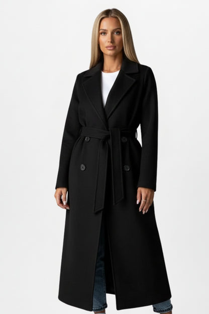 Daniela | Cappotto Lungo di Lana Donna con Cintura