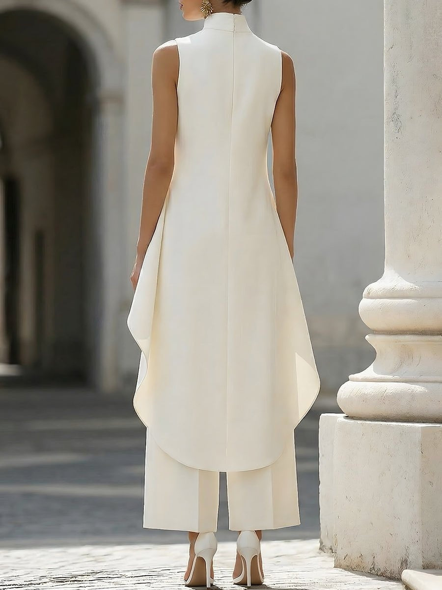 Daniela | Completo Laurea Donna Tailleur da Cerimonia Particolari Collo Alto
