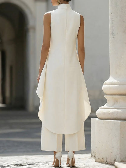 Daniela | Completo Laurea Donna Tailleur da Cerimonia Particolari Collo Alto